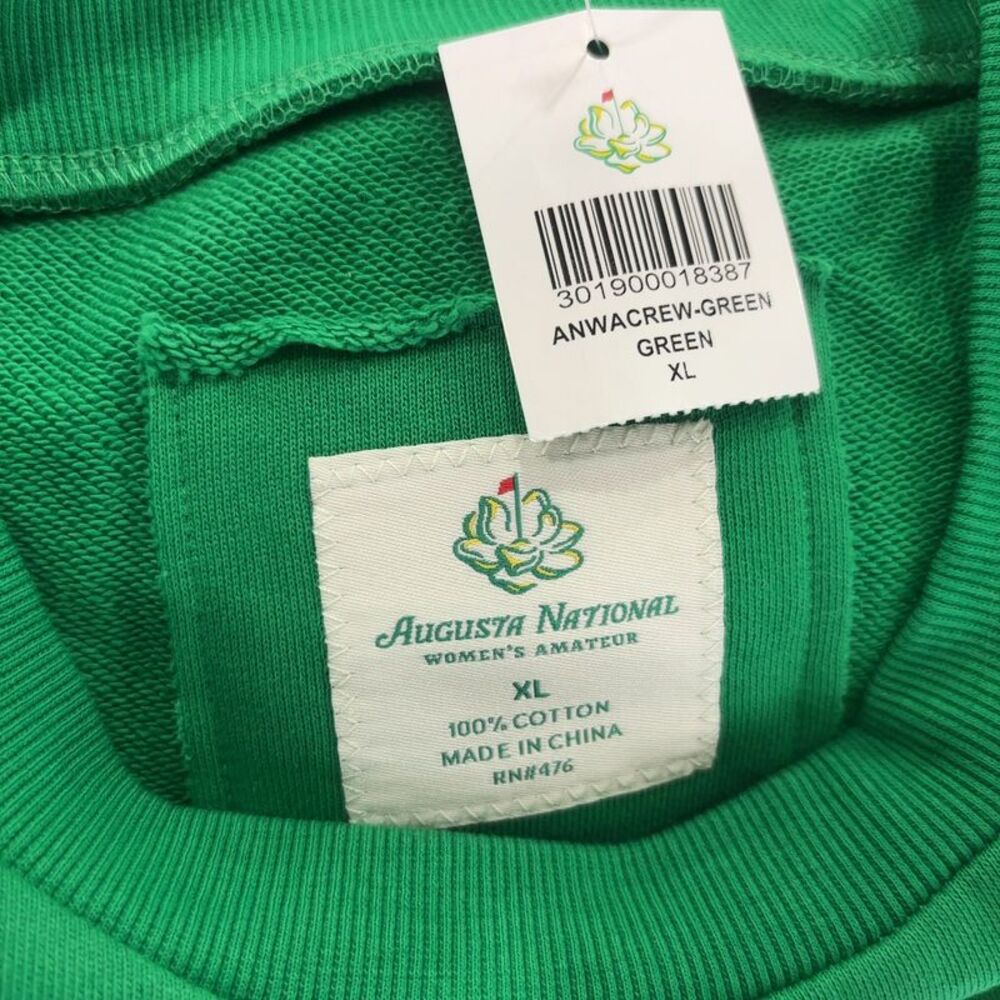 Masters 2026 Green Embroidered Crewneck